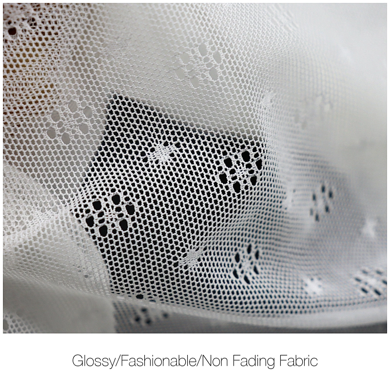 4-way stretch nylon spandex  jacquard mesh fabric
